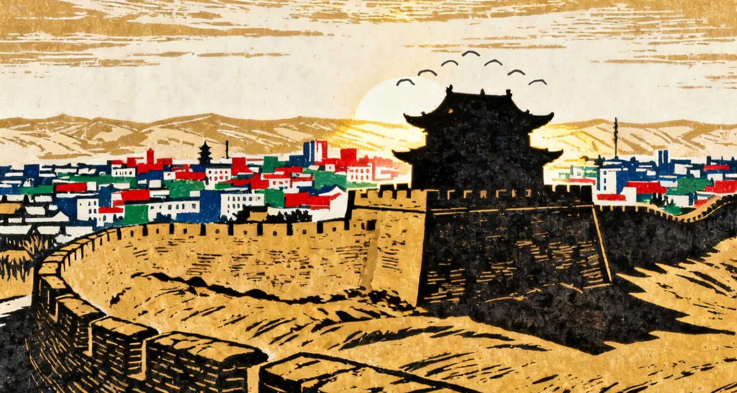 10月3日 周六 · 早上 · 晨版 · 镇北台与城